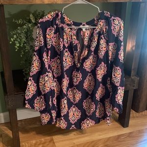 Crown & ivy 2x dressy shirt